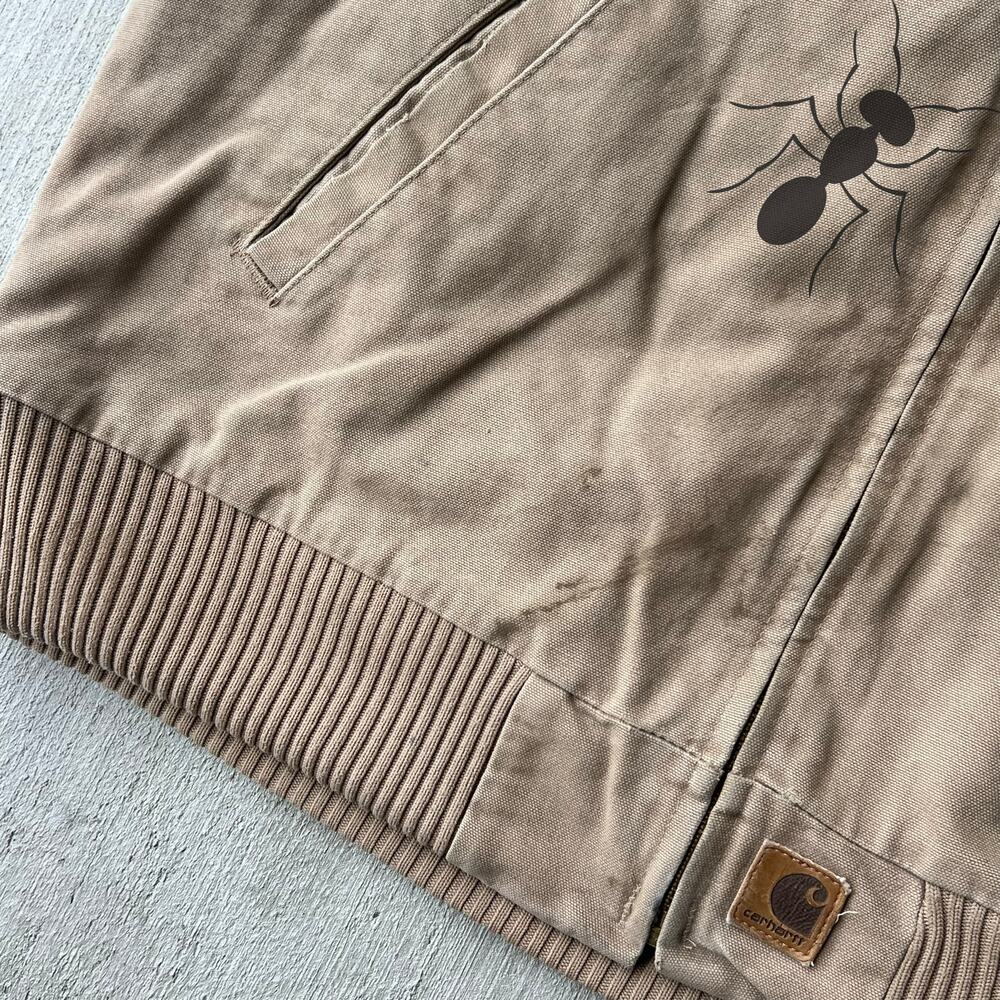 Carhartt J14 SDL brown Santa fe work wear jacket - Picture 3 of 12